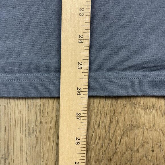 G-Star RAW Shirt Mens XL Blue Oversized Fit Just The Product Logo Tee Crewneck - Picture 9 of 10